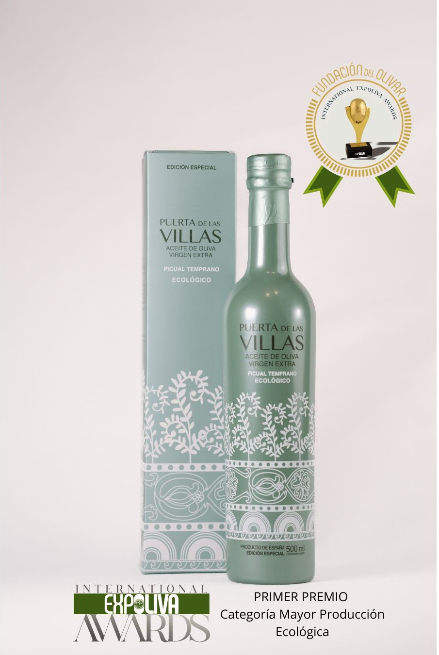 Aceite de oliva alta cualidad premium bio